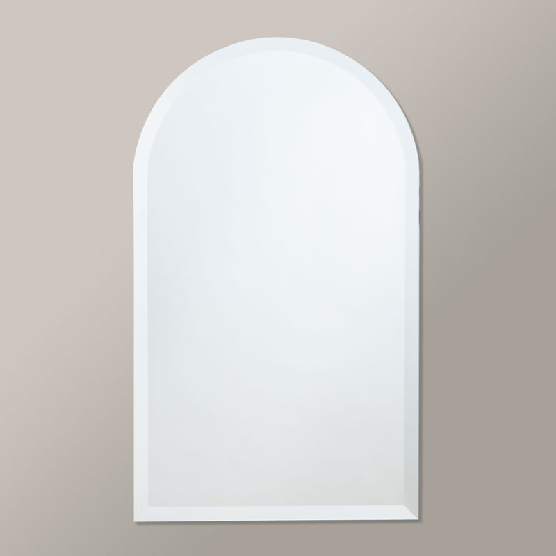 Orren Ellis Proclus Frameless Arched Wall Mirror Wayfair